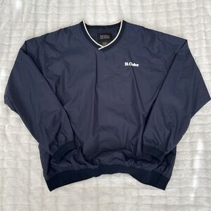 Sigma Beauty Navy and Gold Sportswear Top